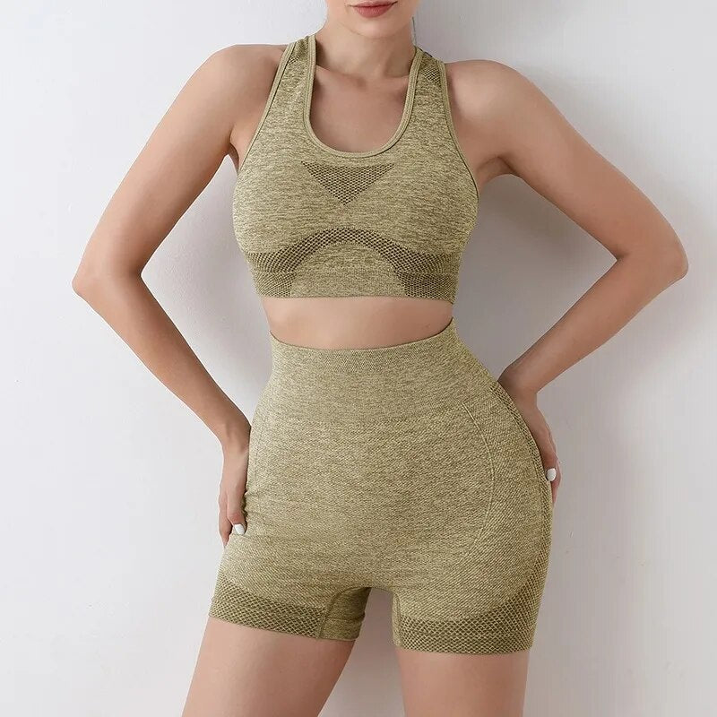 Gym Shorts Sport Bra top